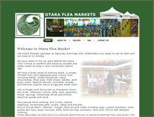 Tablet Screenshot of otarafleamarket.co.nz